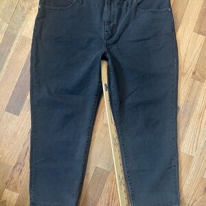 Madewell Black Slim Straight Leg Jeans - Size P33 (Petite 33)